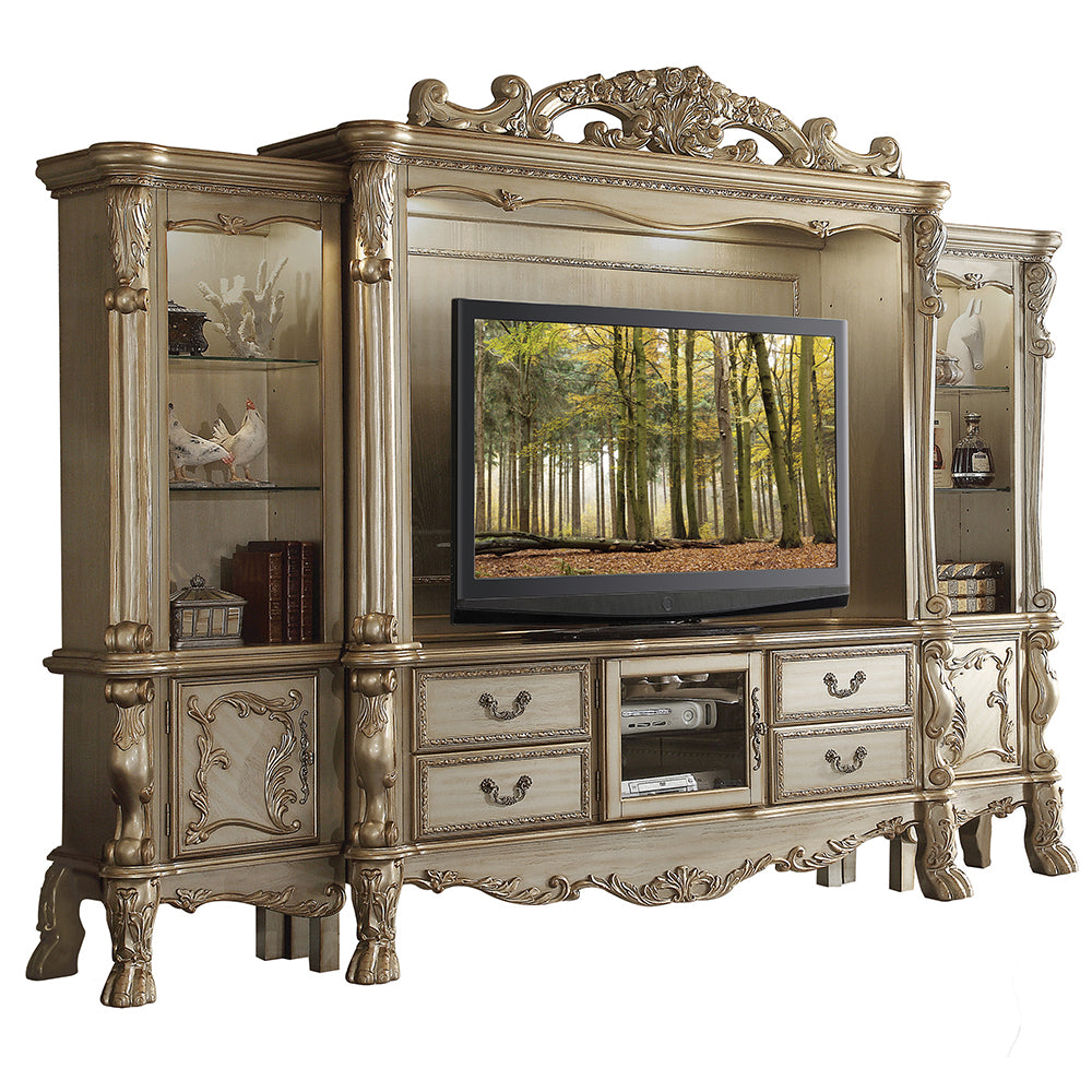 Dresden Traditional Entertainment Center, TV Stand & Electric Fireplace