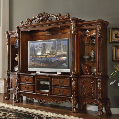 Dresden Traditional Entertainment Center, TV Stand & Electric Fireplace