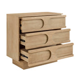 Capri carved inlay accent cabinet