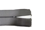 Venice 2 Piece Upholstered Sofa Set in Charcoal - back view
