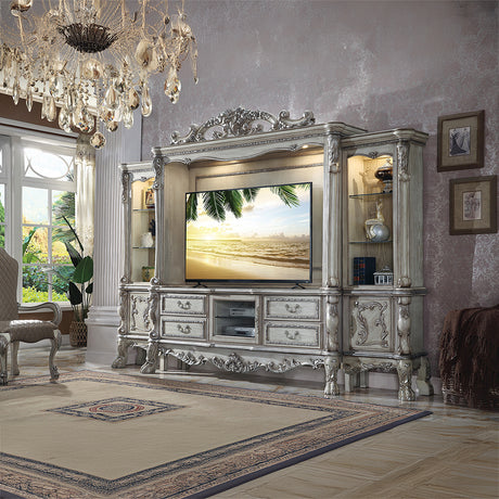 Dresden Traditional Entertainment Center, TV Stand & Electric Fireplace