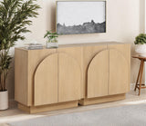 Questa 2-Door Cabinet in Light Oak