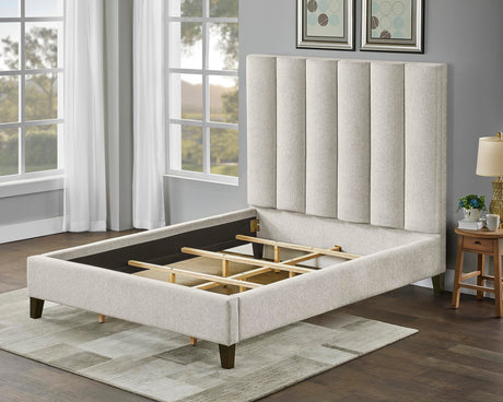 Talero Modern Upholstered Eastern King Platform Bed Frame - room setting