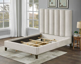Talero Modern Upholstered Queen Platform Bed Frame - room setting