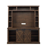 Aksel Entertainment Center with LED Electric Fireplace