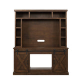 Aksel Entertainment Center with LED Electric Fireplace