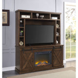 Aksel Entertainment Center with LED Electric Fireplace