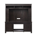 Apison Farmhouse Entertainment Center with LED Electric Fireplace