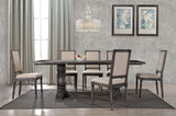 Farmhouse Upholstered Dining Chair - front view