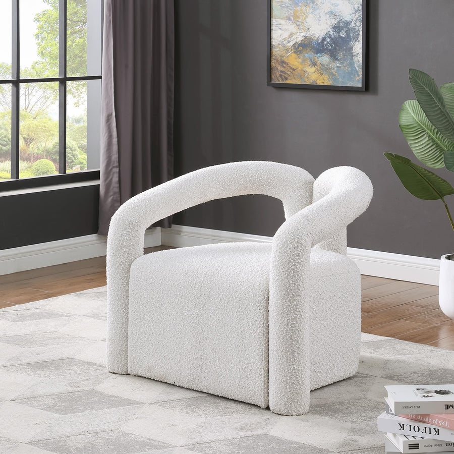 Addie Accent Chair in Cream
