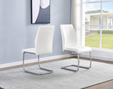 Barton 5-Piece Dining Set with White High-Gloss Lacquer Rectangle Table, Single Pedestal Base with… - angle view