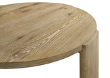 Bristol 47" Round Mid-Century Modern Dining Table - detail view