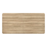 Cadewood 67" Mid-Century Modern Rectangle Dining Table - back view