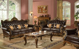 Britney Rich Cherry Sofa & Loveseat Set — collection view; check selected pieces