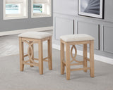 Dappelle 57" Mid-Century Modern 3-Piece Pub Dining Set - detail view