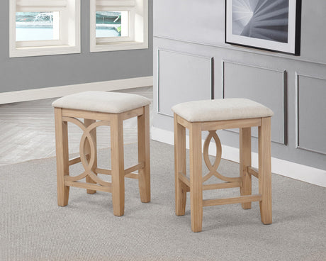 Dappelle 57" Mid-Century Modern 3-Piece Pub Dining Set - detail view