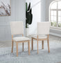 Camden Upholstered Dining Chairs Modern Scandinavian Style - front view