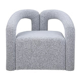 Addie Accent Chair in Grey - detail view