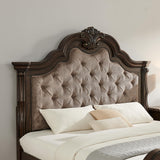 Belvedere 5-Piece Traditional Classical Bedroom Furniture Set, California King, 86" Platform Bed… - side view
