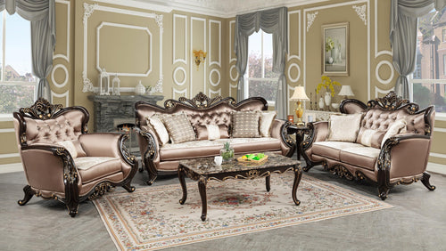 Tlerra Victorian Classic Accent Chair - Desert Sand