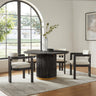 Tapelle 51" Round Storage Dining Table - front view