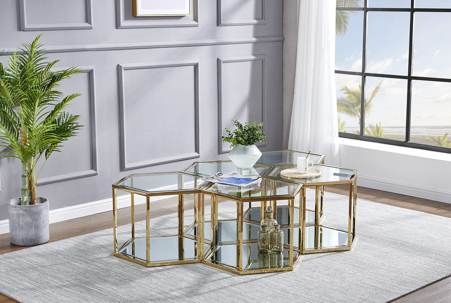 Coffee Table in Gold