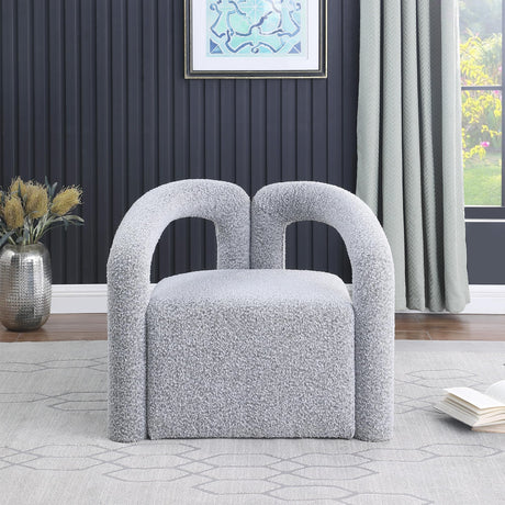 Addie Accent Chair in Grey - room setting