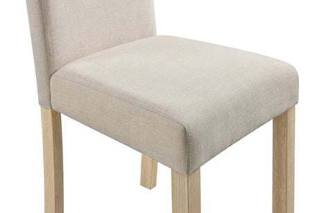 Corondo Mid-Century Fabric Dining Chair - back view