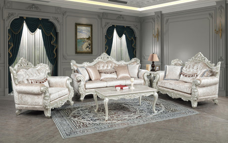 Tlerra Victorian Classic Living Room Sofa - front view