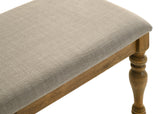 Huntington 47" Transitional Rectangle Dining Bench - detail view