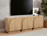 Questa 2-Door Cabinet in Light Oak