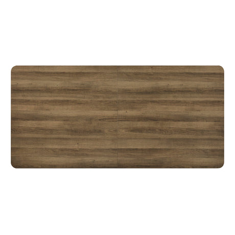 Cadewood 67" Mid-Century Modern Rectangle Dining Table - back view