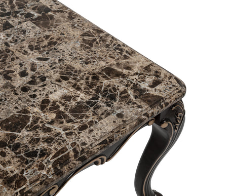 Tlerra 28" Square Victorian Classic Living Room End Table - detail view