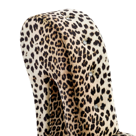 Tristam 40" Modern Glam High Heel Lounge Chair - close-up