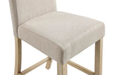 Corondo Mid-Century Fabric Counter Height Chair - back view