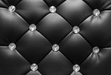 Stellara Glam Faux Leather Counter Height Bar Stools - detail view