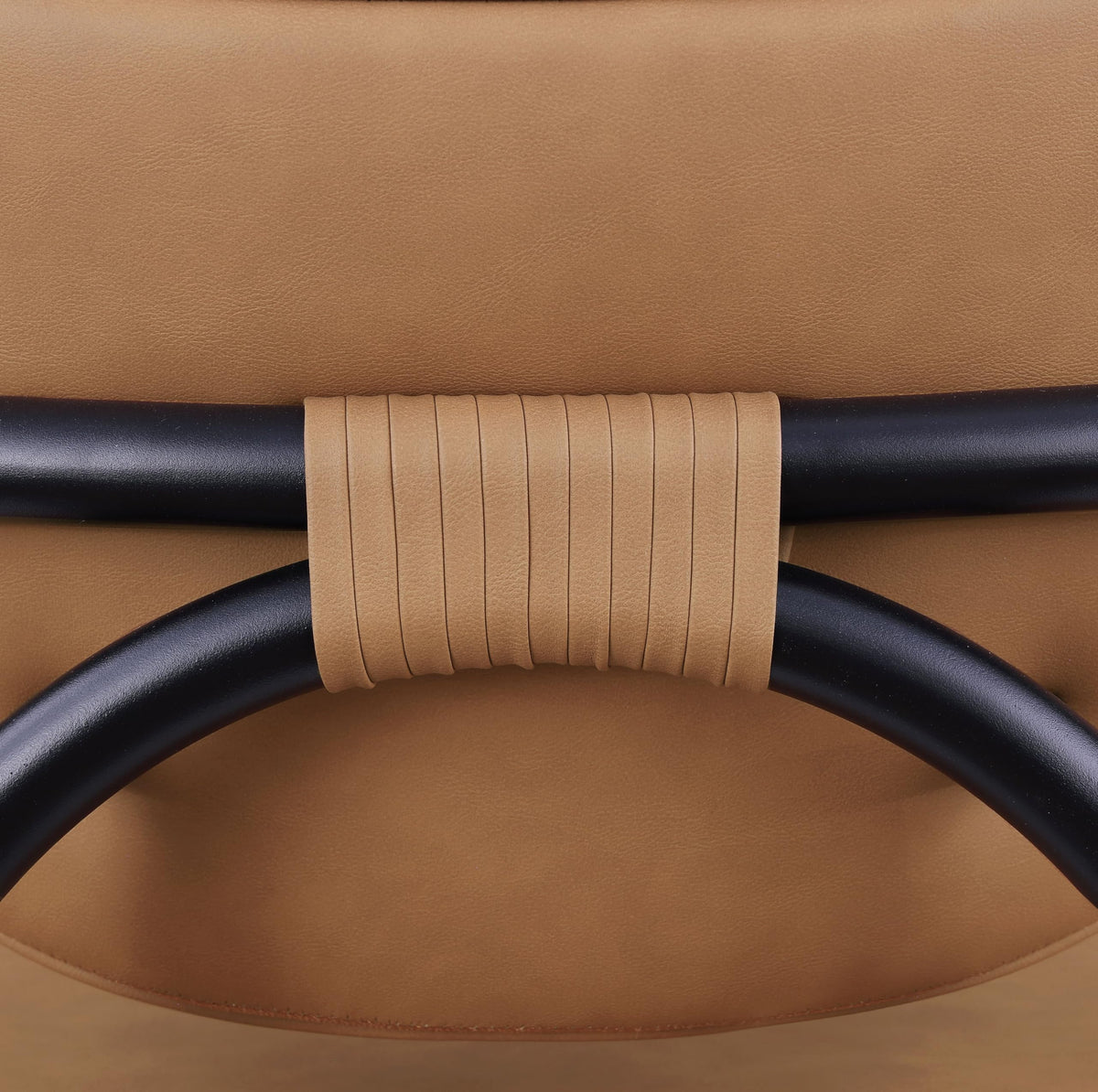 Recency Mid-Century Modern Counter Height Stool in Cognac - angle view
