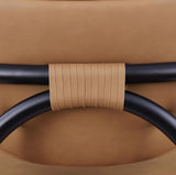 Recency Mid-Century Modern Counter Height Stool in Cognac - angle view