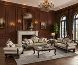 Tlerra Victorian Classic Living Room Sofa - side view