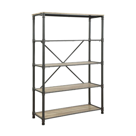 Itzel Industrial Bookshelf