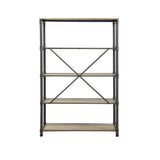 Itzel Industrial Bookshelf