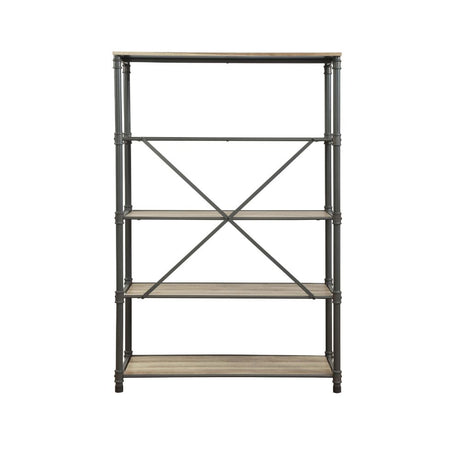 Itzel Industrial Bookshelf