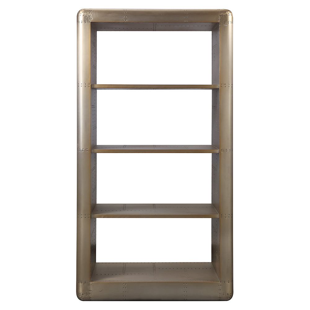 Jennavieve Patchwork Aluminum Bookcase