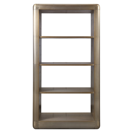 Jennavieve Patchwork Aluminum Bookcase