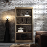 Jennavieve Patchwork Aluminum Bookcase