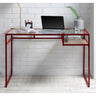 Yasin Glass Top Writing Desk