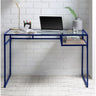 Yasin Glass Top Writing Desk
