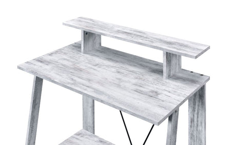 Nypho Industrial Writing Desk & Bookshelf