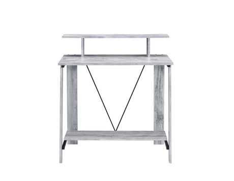 Nypho Industrial Writing Desk & Bookshelf