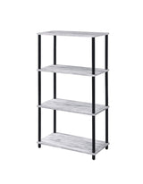 Nypho Industrial Writing Desk & Bookshelf